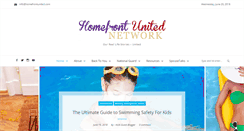 Desktop Screenshot of homefrontunited.com