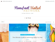 Tablet Screenshot of homefrontunited.com